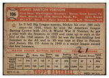 1952 Topps Baseball #106 Mickey Vernon Senators FR-GD 488115