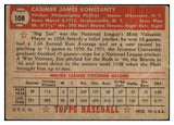 1952 Topps Baseball #108 Jim Konstanty Phillies PR-FR 488120