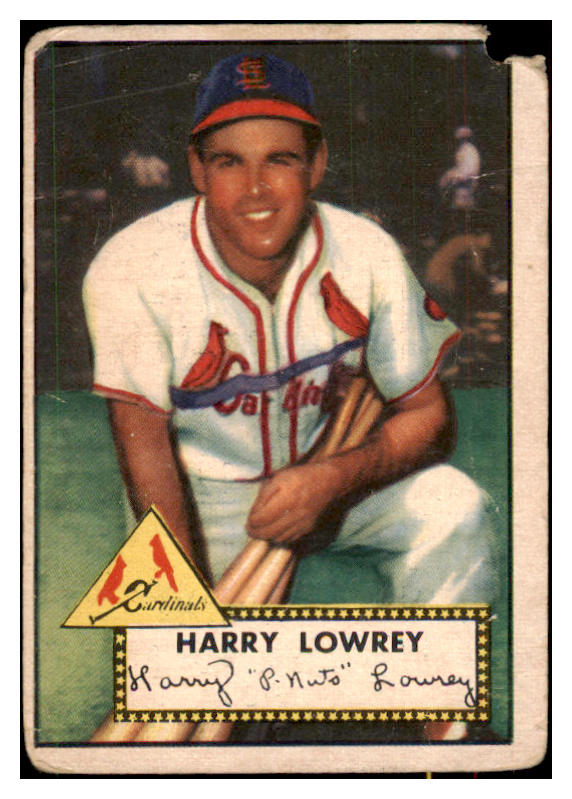 1952 Topps Baseball #111 Peanuts Lowrey Cardinals PR-FR 488124