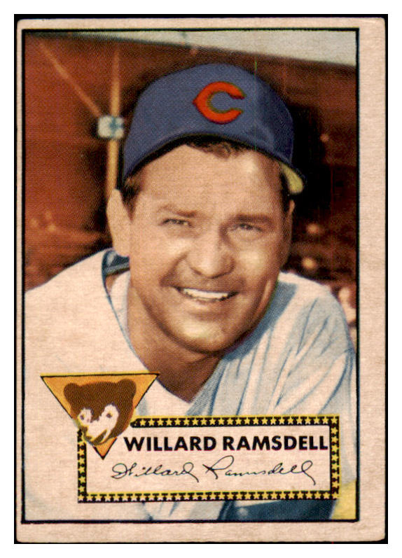 1952 Topps Baseball #114 Willard Ramsdell Cubs VG-EX 488134