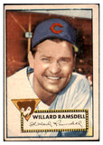 1952 Topps Baseball #114 Willard Ramsdell Cubs GD-VG 488136