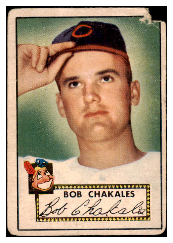 1952 Topps Baseball #120 Bob Chakales Indians PR-FR 488147