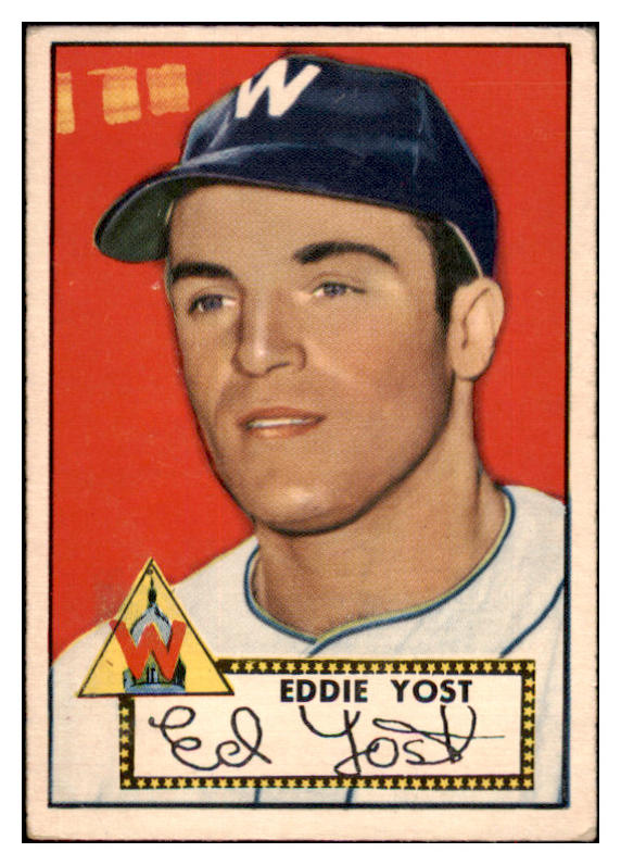 1952 Topps Baseball #123 Eddie Yost Senators VG-EX 488153