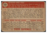 1952 Topps Baseball #123 Eddie Yost Senators PR-FR 488154