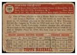 1952 Topps Baseball #123 Eddie Yost Senators PR-FR 488155