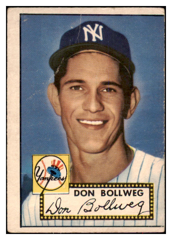 1952 Topps Baseball #128 Don Bollweg Yankees FR-GD 488164
