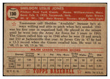 1952 Topps Baseball #130 Sheldon Jones Giants VG 488167