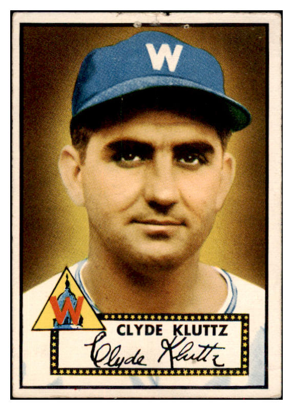 1952 Topps Baseball #132 Clyde Kluttz Senators FR-GD 488174