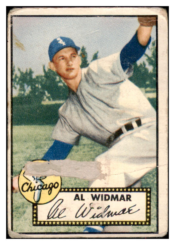 1952 Topps Baseball #133 Al Widmar White Sox PR-FR 488175