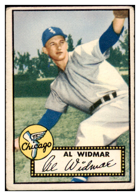 1952 Topps Baseball #133 Al Widmar White Sox VG 488176