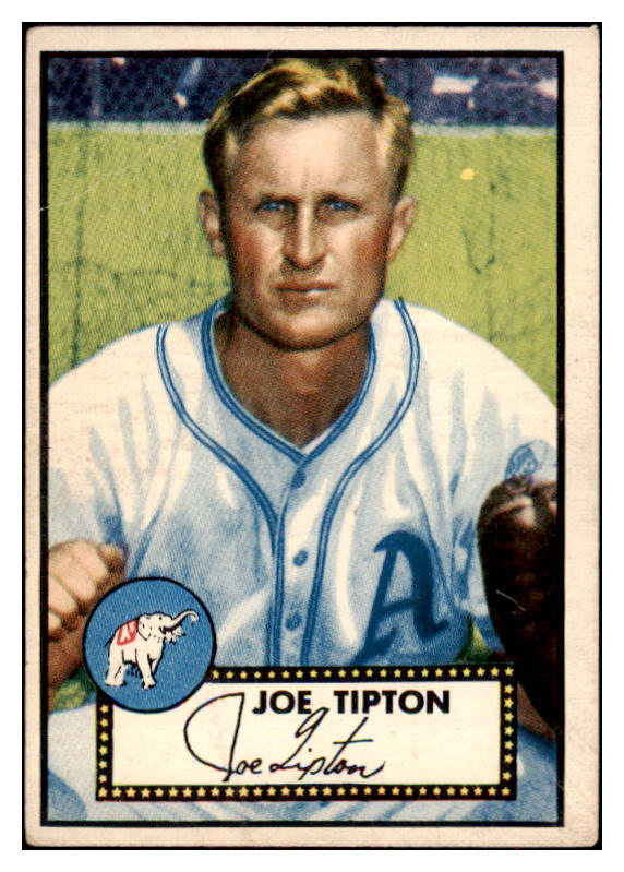 1952 Topps Baseball #134 Joe Tipton A's VG-EX 488177