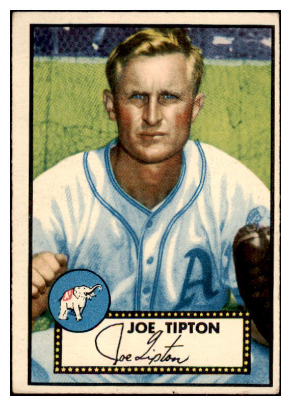 1952 Topps Baseball #134 Joe Tipton A's VG-EX 488179