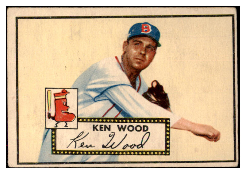 1952 Topps Baseball #139 Ken Wood Red Sox VG 488191