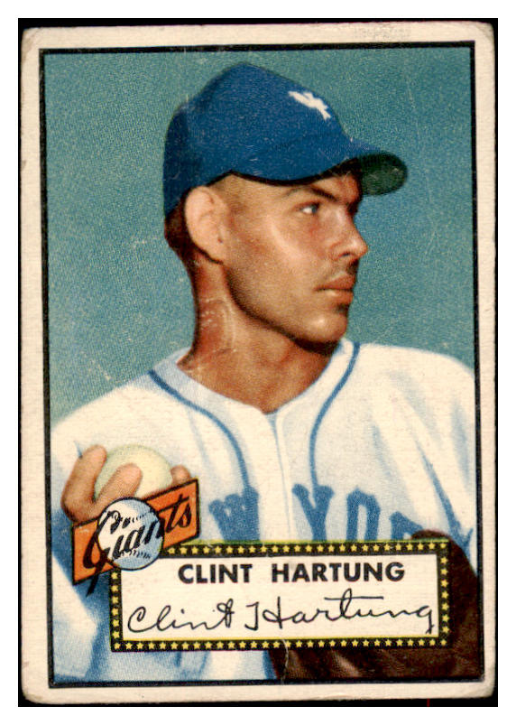 1952 Topps Baseball #141 Clint Hartung Giants PR-FR 488193