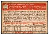 1952 Topps Baseball #141 Clint Hartung Giants FR-GD 488194
