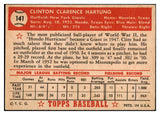 1952 Topps Baseball #141 Clint Hartung Giants VG-EX 488195