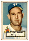 1952 Topps Baseball #145 Joe Haynes Senators VG-EX 488204