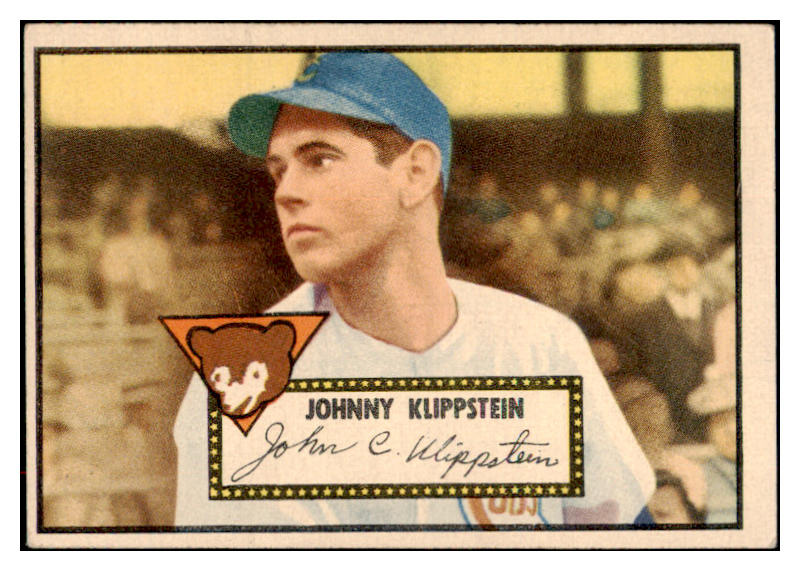 1952 Topps Baseball #148 Johnny Klippstein Cubs EX 488209