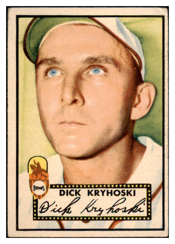 1952 Topps Baseball #149 Dick Kryhoski Browns VG 488212