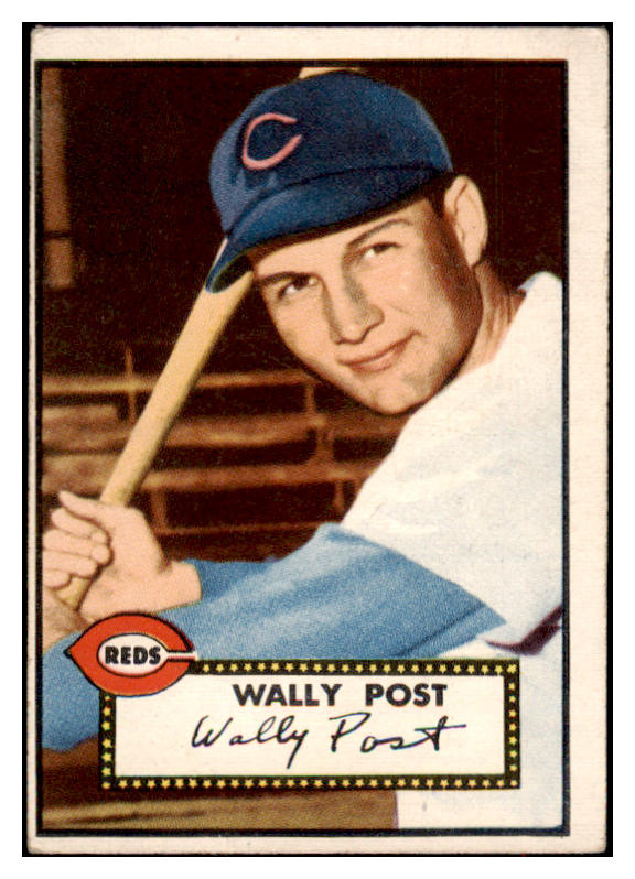 1952 Topps Baseball #151 Wally Post Reds VG-EX 488215