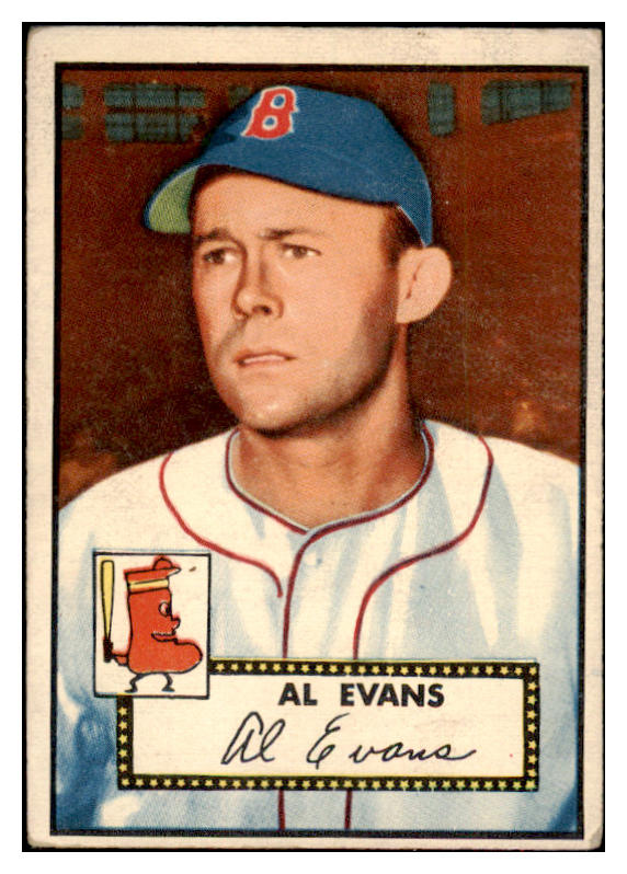 1952 Topps Baseball #152 Al Evans Red Sox VG-EX 488218