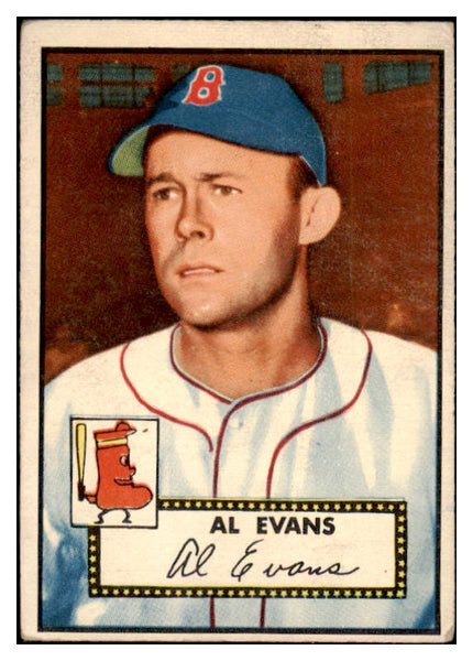 1952 Topps Baseball #152 Al Evans Red Sox VG-EX 488218