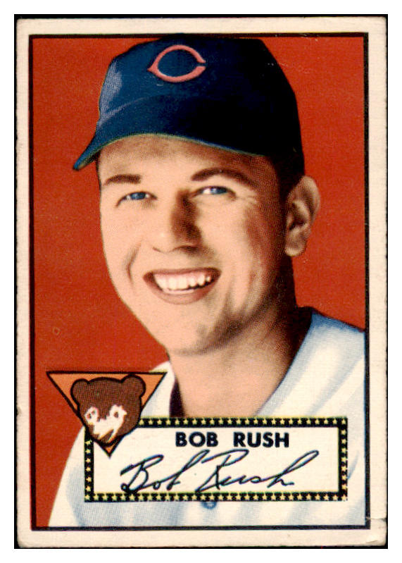 1952 Topps Baseball #153 Bob Rush Cubs VG-EX 488220