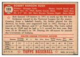 1952 Topps Baseball #153 Bob Rush Cubs VG-EX 488220