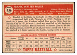 1952 Topps Baseball #156 Frank Hiller Reds VG-EX 488225