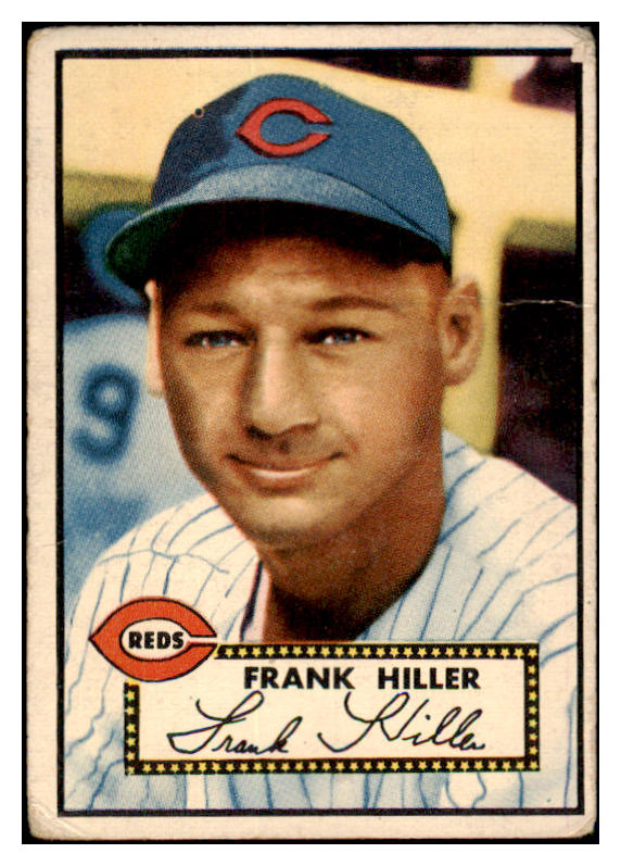 1952 Topps Baseball #156 Frank Hiller Reds PR-FR 488227
