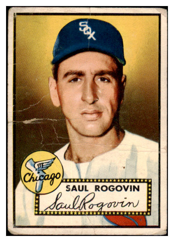 1952 Topps Baseball #159 Saul Rogovin White Sox PR-FR 488232