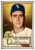 1952 Topps Baseball #159 Saul Rogovin White Sox PR-FR 488232