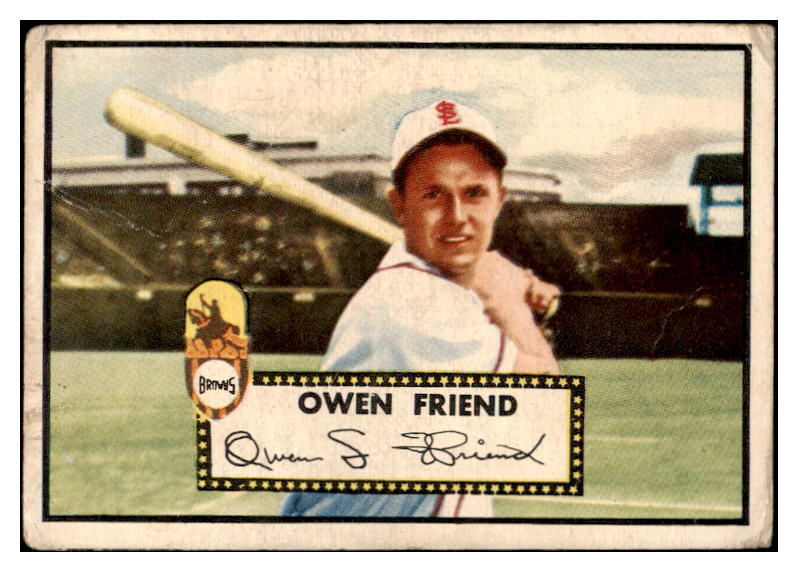 1952 Topps Baseball #160 Owen Friend Browns FR-GD 488234