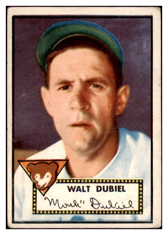 1952 Topps Baseball #164 Walt Dubiel Cubs VG 488241