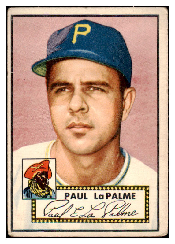 1952 Topps Baseball #166 Paul Lapalme Pirates VG 488244