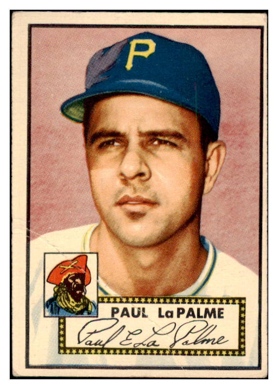 1952 Topps Baseball #166 Paul Lapalme Pirates VG 488245