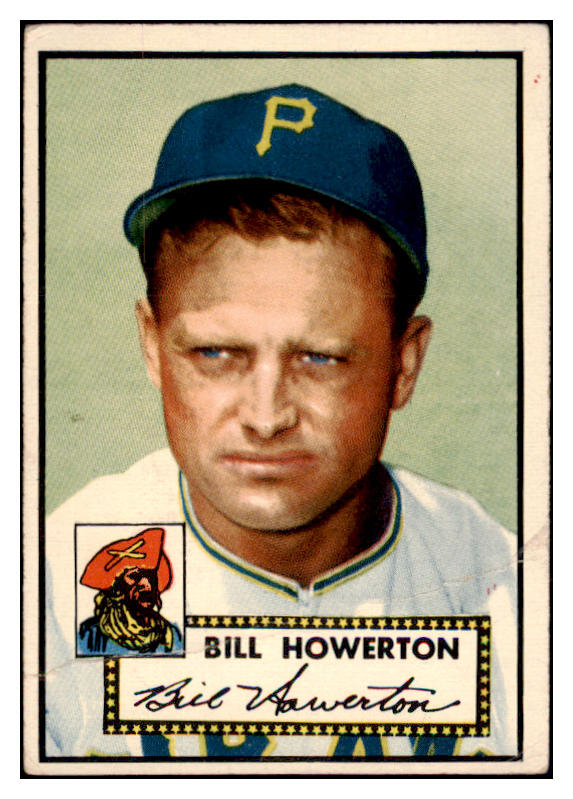 1952 Topps Baseball #167 Bill Howerton Pirates GD-VG 488248