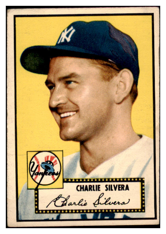 1952 Topps Baseball #168 Charlie Silvera Yankees VG-EX 488250