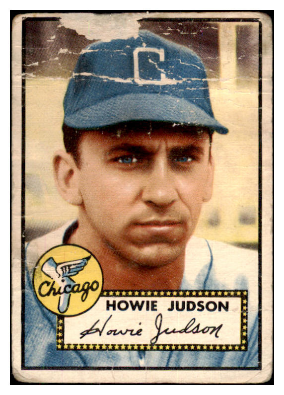 1952 Topps Baseball #169 Howie Judson White Sox PR-FR 488252