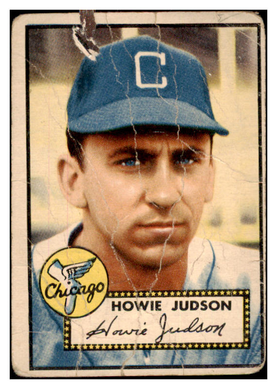 1952 Topps Baseball #169 Howie Judson White Sox PR-FR 488253