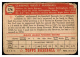1952 Topps Baseball #174 Clarence Marshall Browns PR-FR 488265