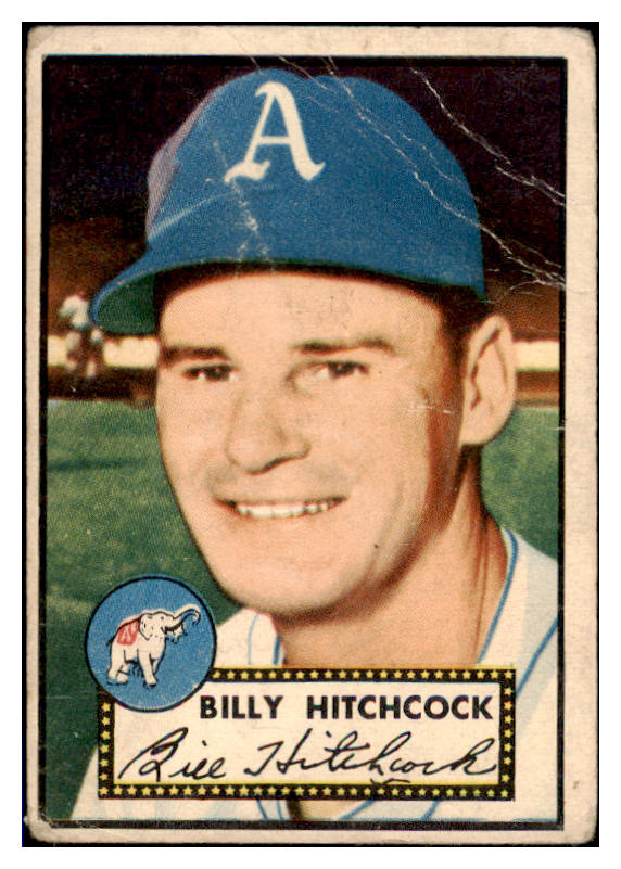 1952 Topps Baseball #182 Billy Hitchcock A's PR-FR 488284