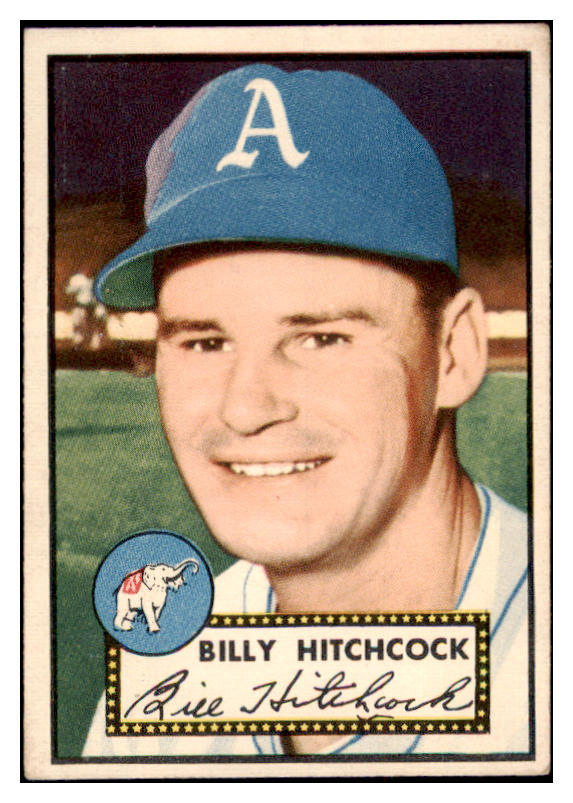 1952 Topps Baseball #182 Billy Hitchcock A's EX 488285