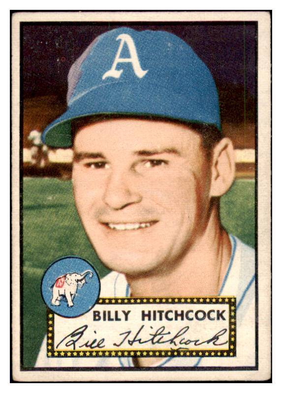 1952 Topps Baseball #182 Billy Hitchcock A's EX 488287