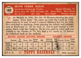 1952 Topps Baseball #183 Erv Dusak Pirates Good 488290