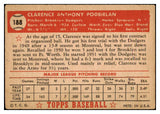 1952 Topps Baseball #188 Bud Podbielan Dodgers VG 488305