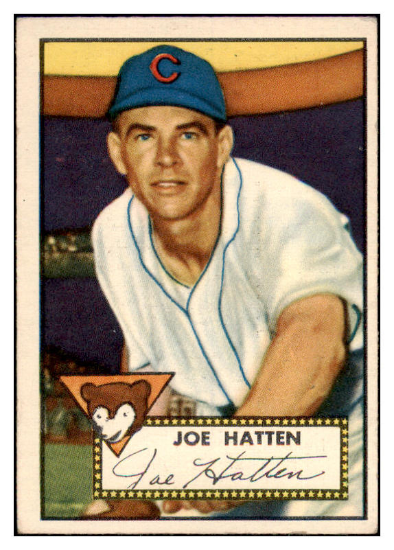 1952 Topps Baseball #194 Joe Hatten Cubs EX 488320