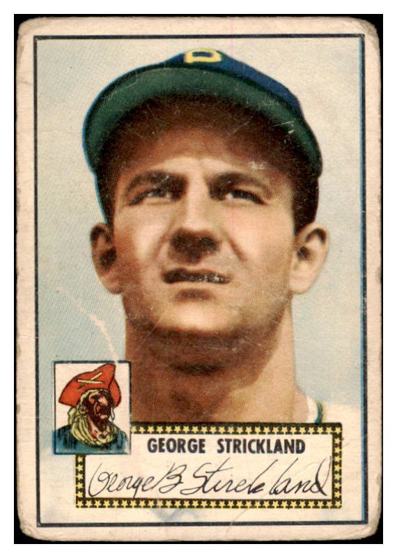 1952 Topps Baseball #197 George Strickland Pirates PR-FR 488323