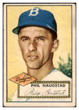 1952 Topps Baseball #198 Phil Haugstad Dodgers VG-EX 488327