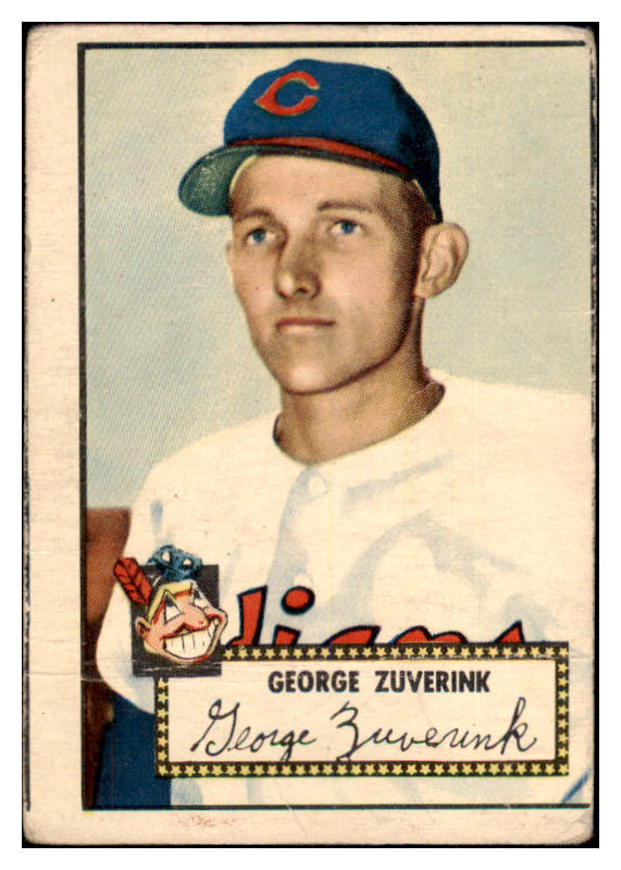 1952 Topps Baseball #199 George Zuverink Indians FR-GD 488328